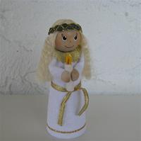 Lucia attendant 5" tall Made in Sweden