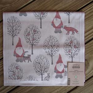 100% organic cotton runner "tomte life" Made in Sweden by Ekelund 14" x 47"