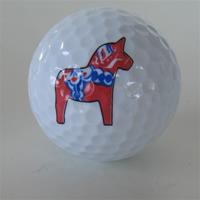 Dala horse golf ball