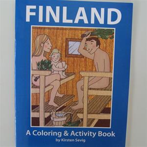Finland coloring book