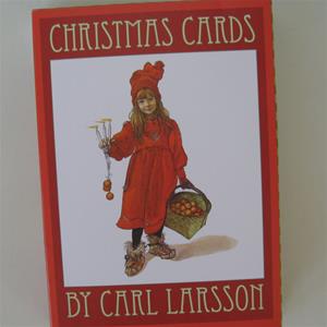Carl Larsson Christmas cards 4 assorted design 8 cards total